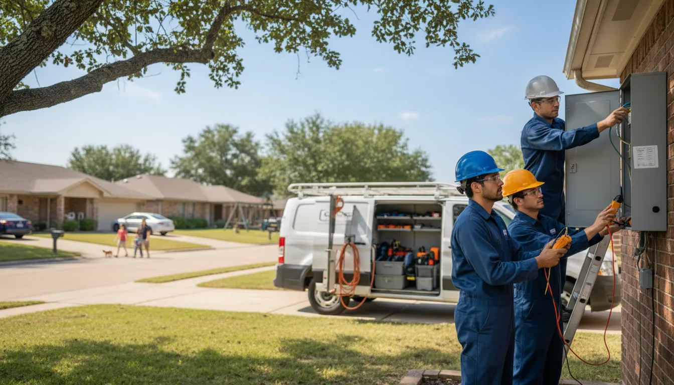Certified electrician providing emergency electrical services in De Queen, AR
